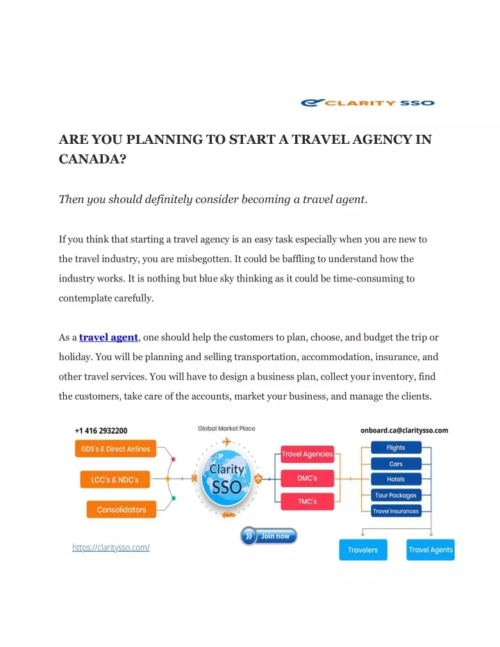 are you planning to start a travel agency