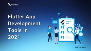 Top 7 Flutter App Development Tools in 2021