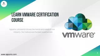 learn vmware certification course