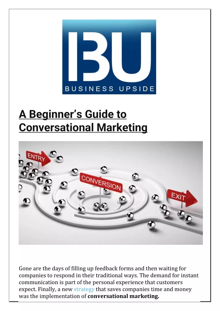 a beginner s guide to conversational marketing