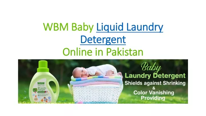 wbm baby liquid laundry detergent online in pakistan