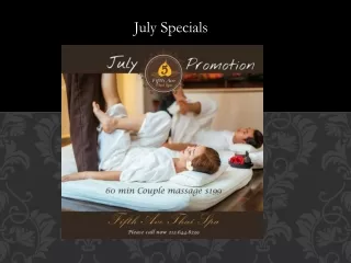 Massage in Manhattan
