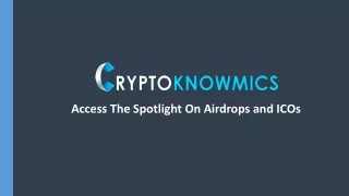 access the spotlight on airdrops and icos