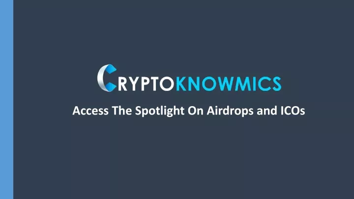access the spotlight on airdrops and icos
