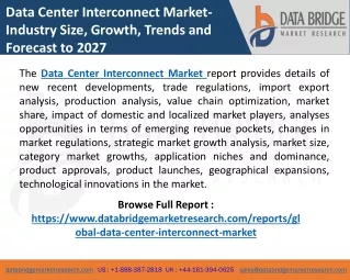 data center interconnect market industry size