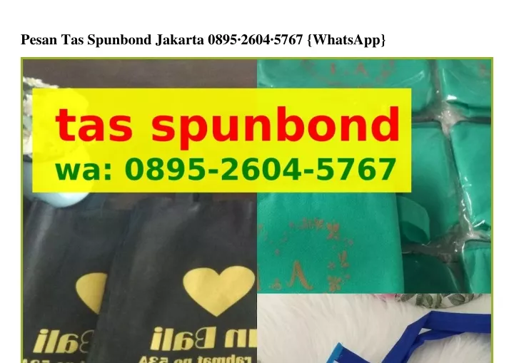 pesan tas spunbond jakarta 0895 2604 5767 whatsapp