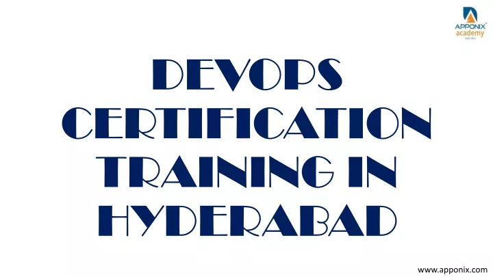 devops certification training in hyderabad