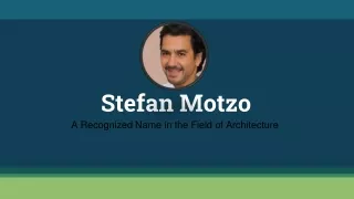 Boost your Architectural Skills with Stefan Motzo