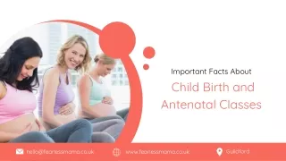 Important Facts About Child Birth and Antenatal Classes