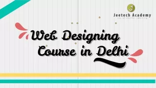 Web Designing Course in Delhi