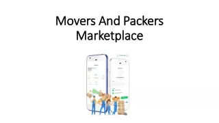 Movers And Packers Marketplace