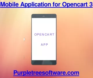 Opencart Mobile app vendor Presenntation