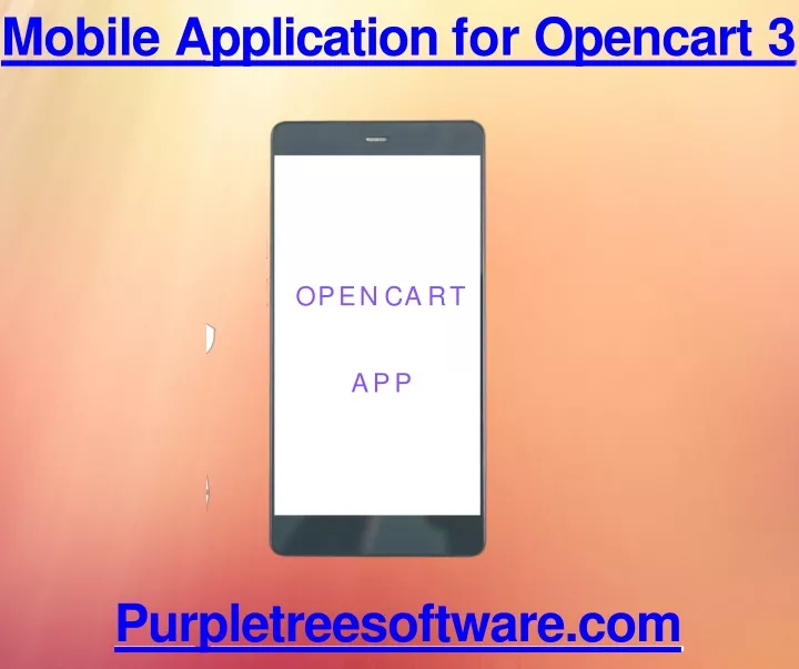 mobile application for opencart 3