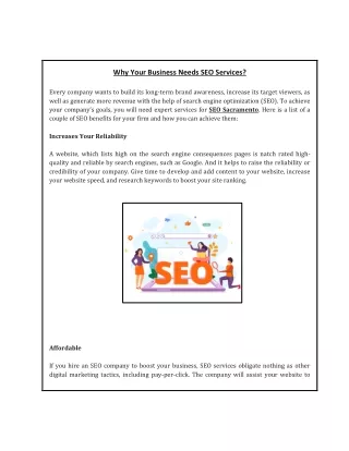 why your business needs seo services