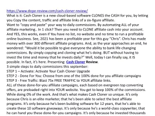 https www dope review com cash cloner review what