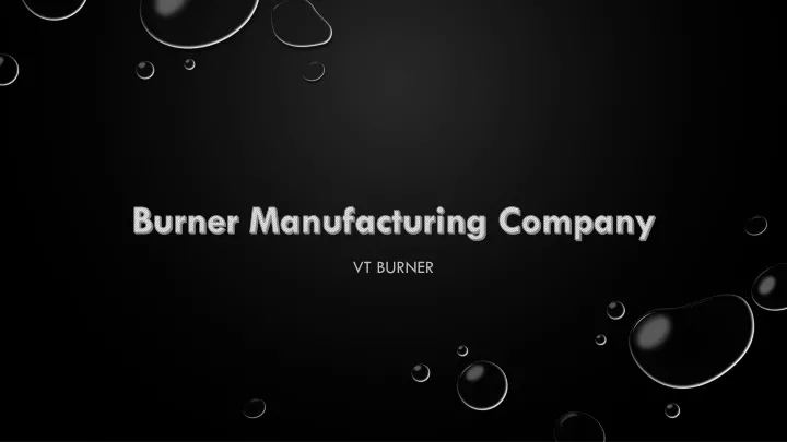 burner manufacturing company
