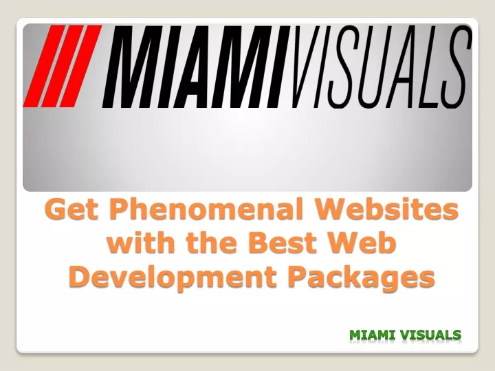 get phenomenal websites with the best web development packages
