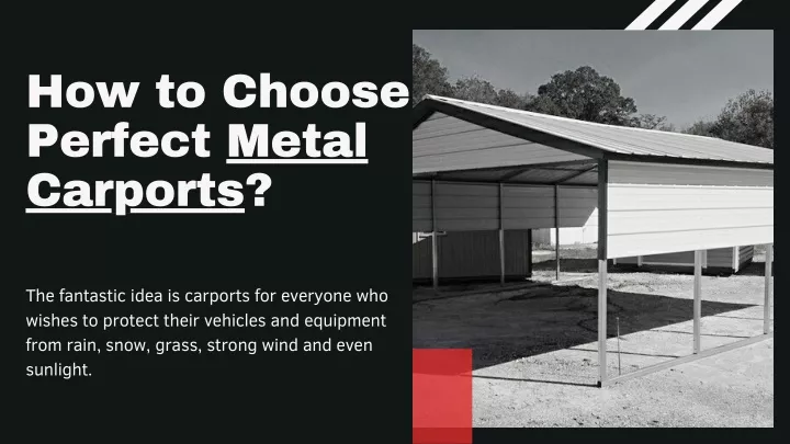 how to choose perfect metal carports