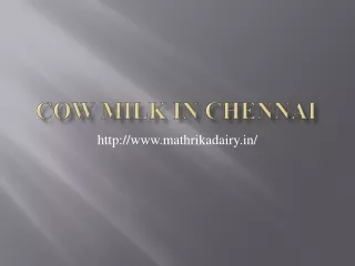 cow milk in chennai