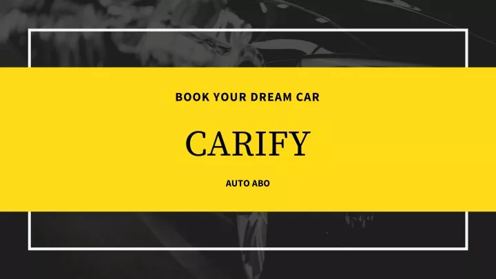 book your dream car