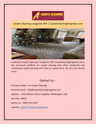 carpet cleaning longview