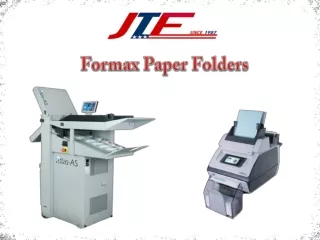 formax paper folders