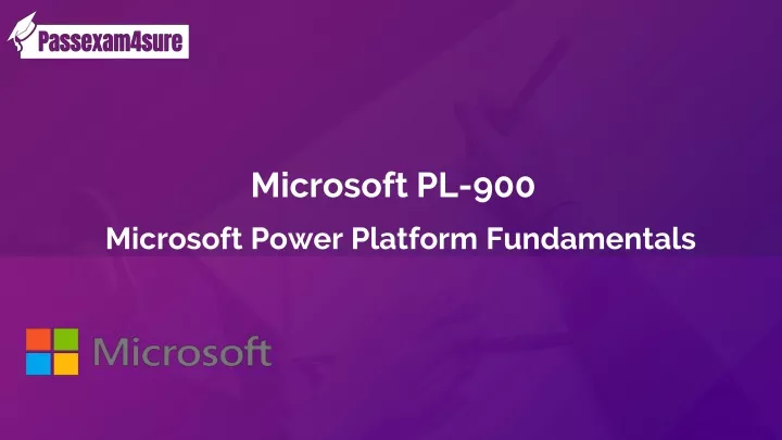 microsoft pl 900