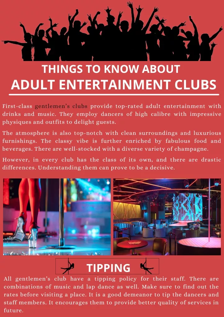 things to know about adult entertainment clubs