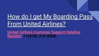how do i get my boarding pass from united airlines