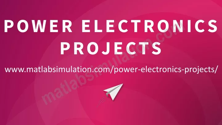 power electronics projects