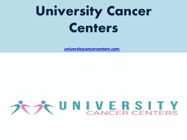 university cancer centers