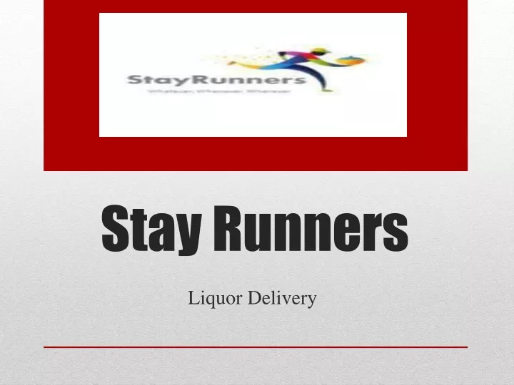 stay runners