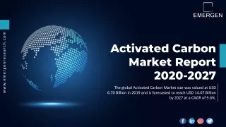 Activated Carbon Market Study Report Based on Size, Shares and Opportunities
