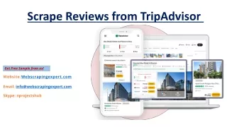 scrape reviews from tripadvisor