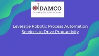 leverage robotic process automation services