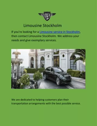 limousine stockholm
