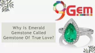 why is emerald gemstone called gemstone of true love