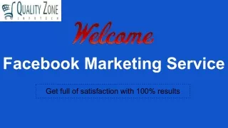 Facebook Marketing Services