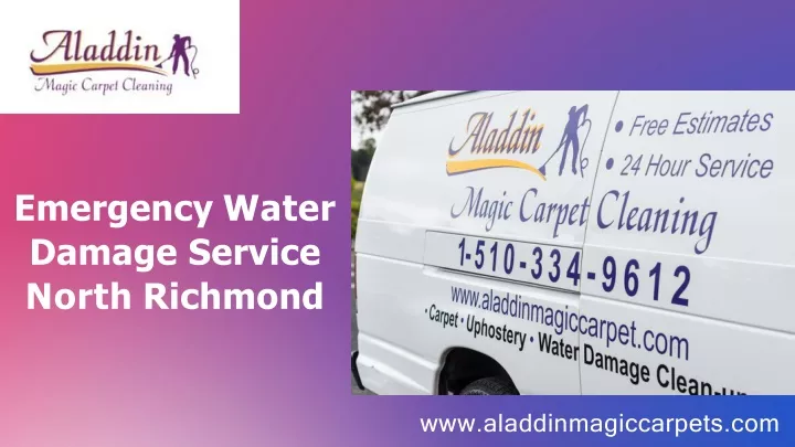 emergency water damage service north richmond
