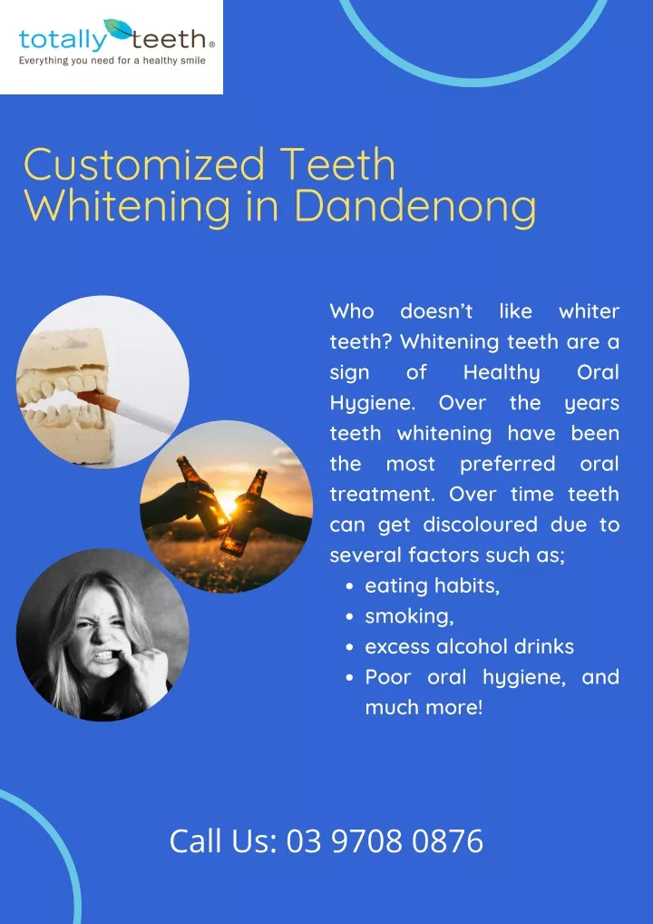 customized teeth whitening in dandenong