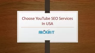 choose youtube seo services in usa