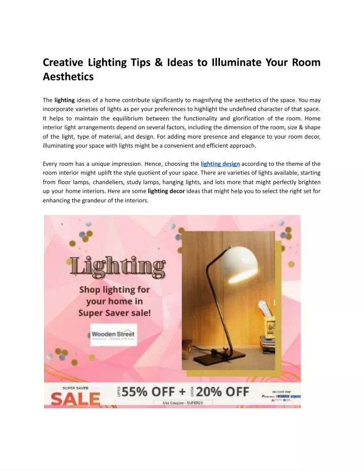 creative lighting tips ideas to illuminate your