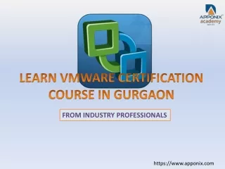 VMWARE TRAINING IN GURGAON