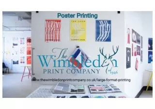 poster printing by the wimbledon print company