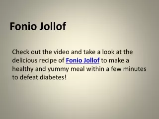 fonio jollof