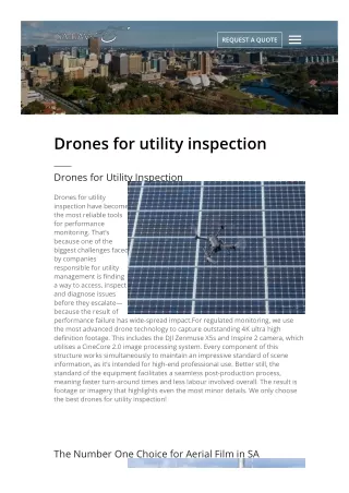 Drones For Utility Inspection