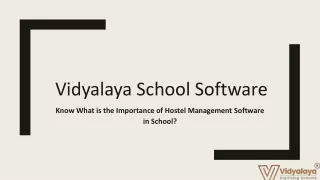 vidyalaya school software