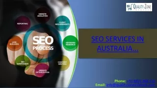 SEO services in Australia