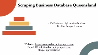 Scraping Business Database Queensland