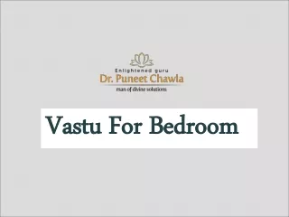 Vastu For Bedroom